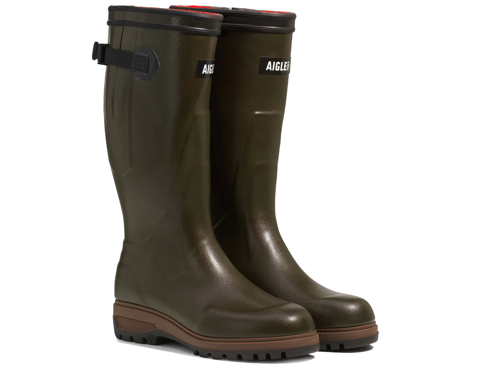 Aigle Parcours 3.0 Neo Mesh Wellington Boots Vert Olive Main Image aigle parcours 3.0 neomesh vert green