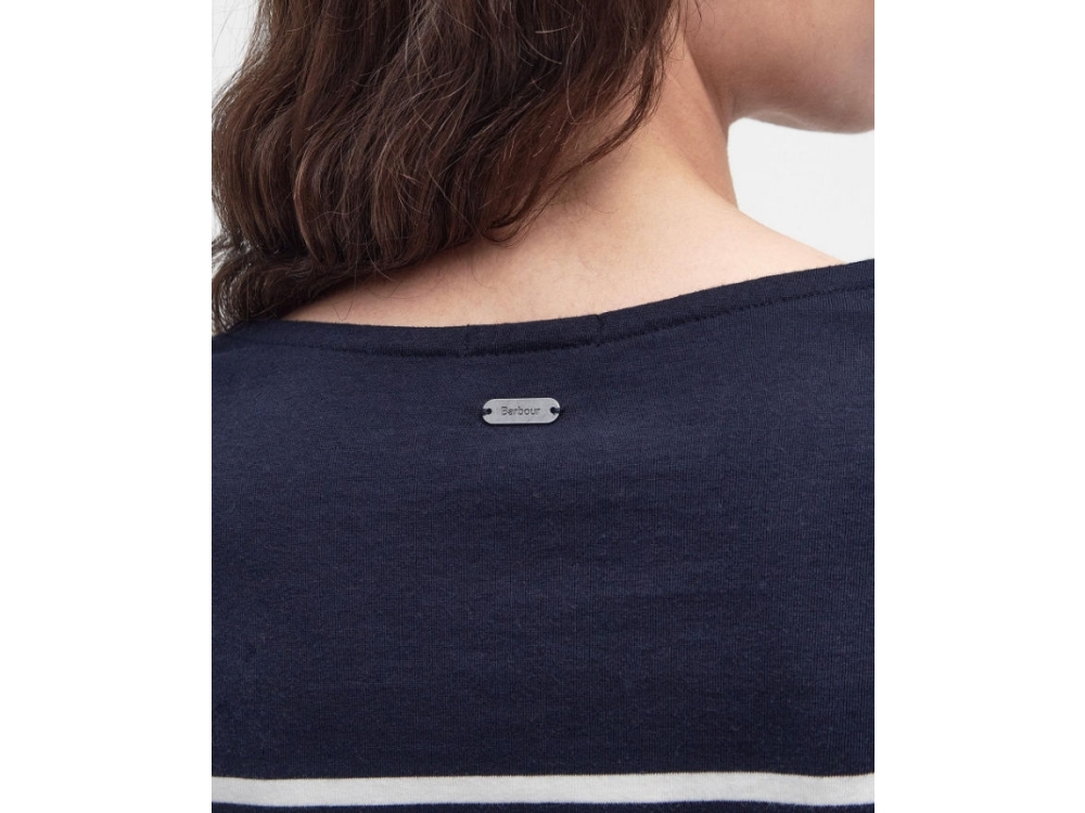 barbour bradley navy long sleeve t shirt