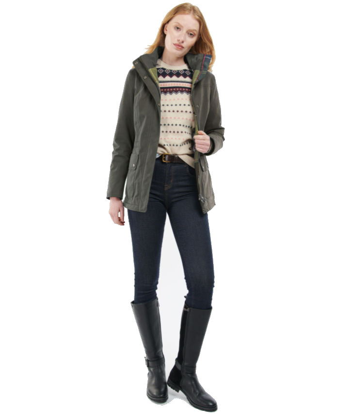 barbour buttercup olive womens jacket
