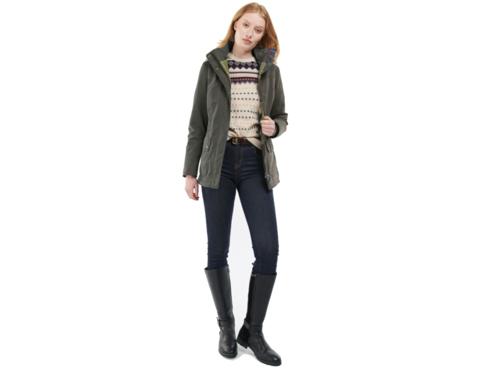 barbour buttercup olive womens jacket