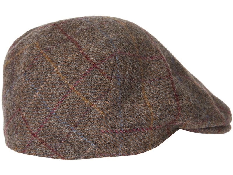 Tweed Barbour Flat Cap