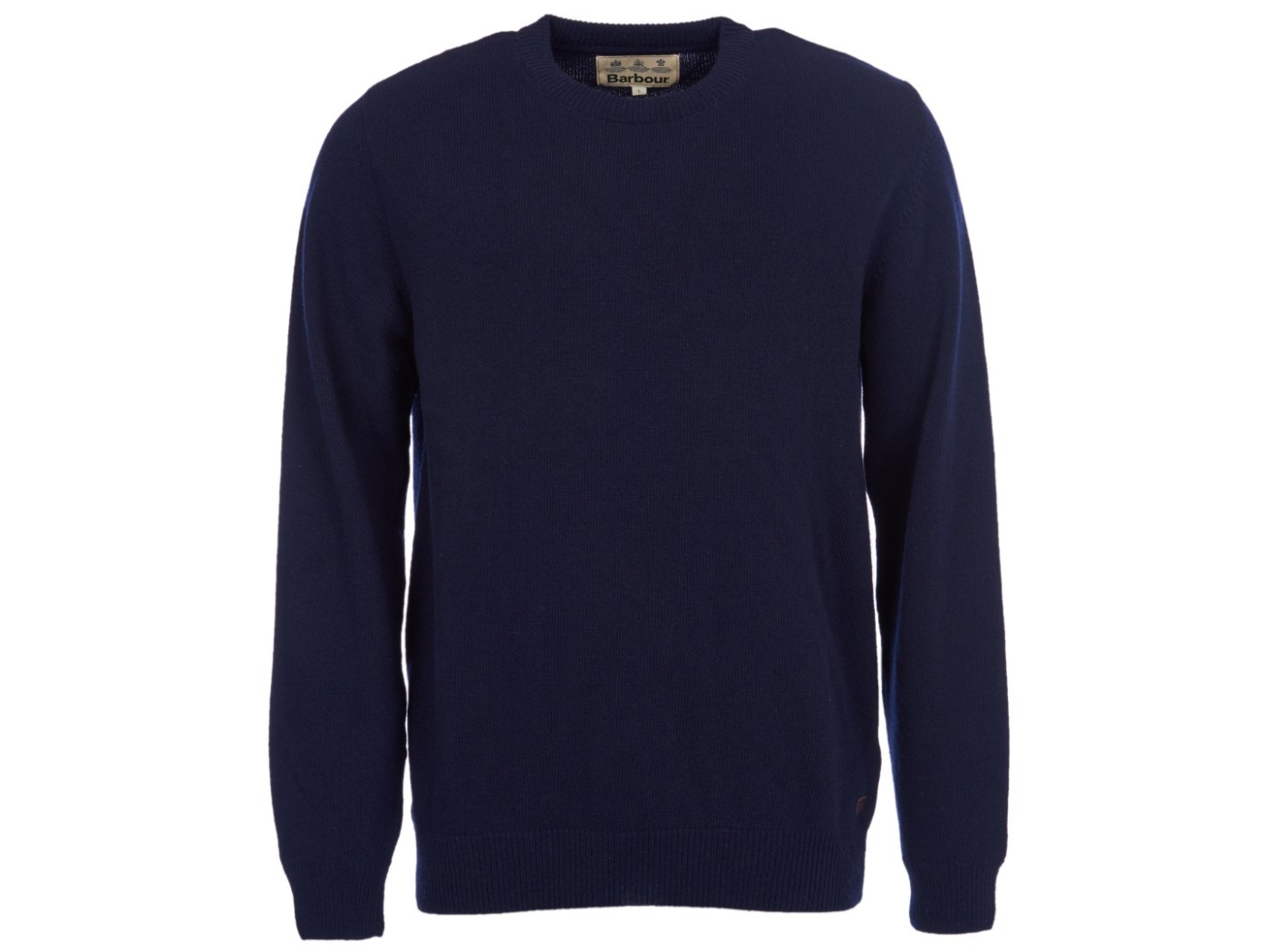 Barbour Nelson Essential Crew Neck Navy Jumper