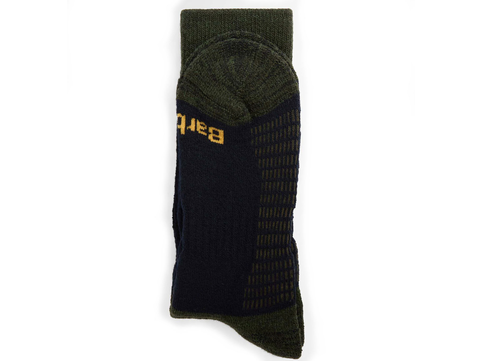 active barbour wellington sock green and navy