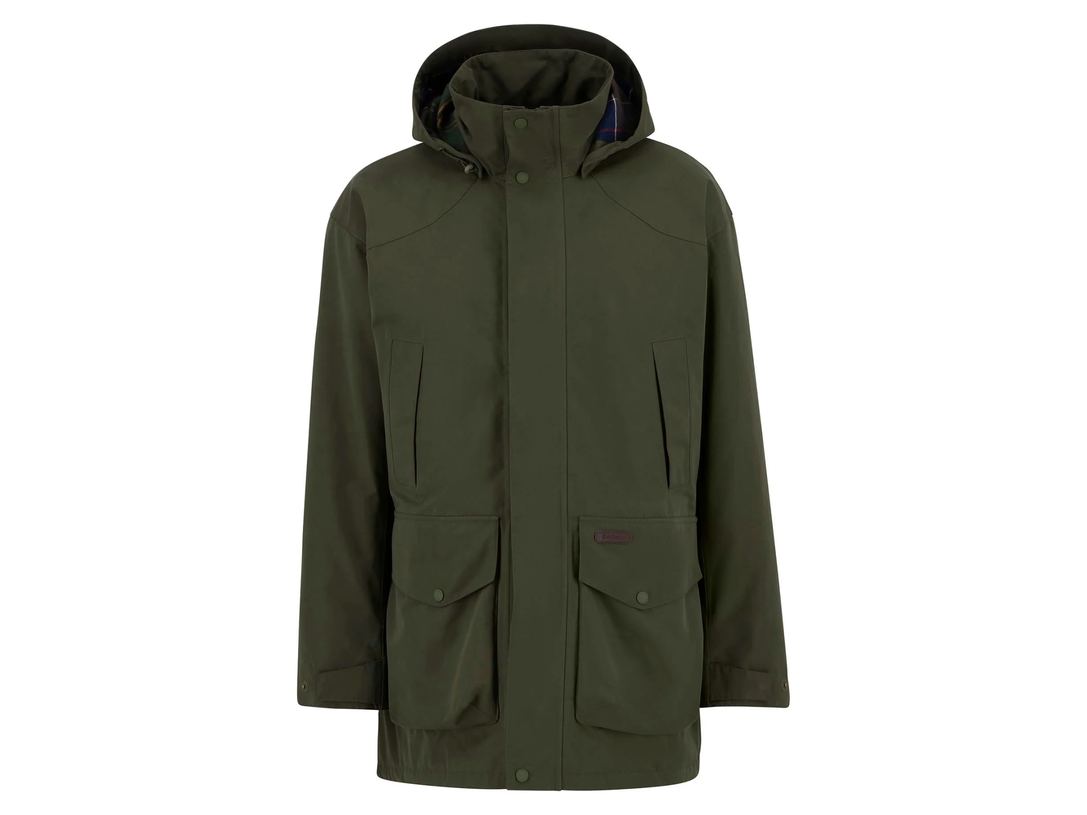 barbour mens farlam waterproof coat jacket olive