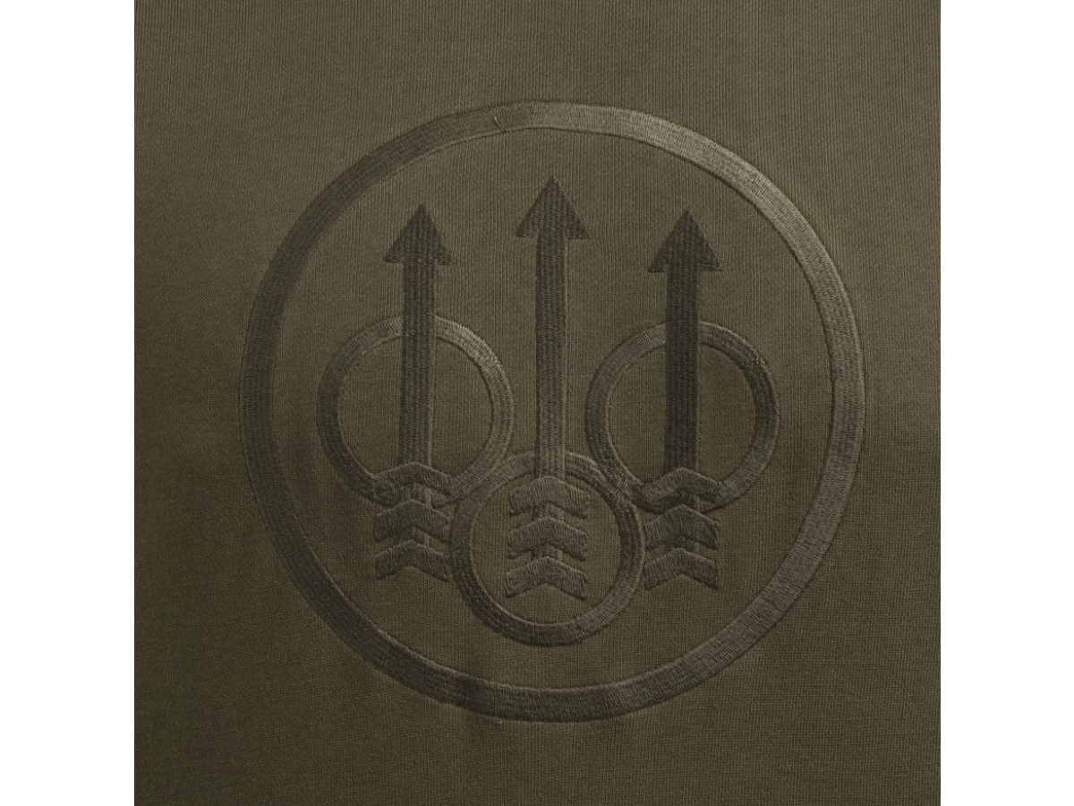 beretta green stone cotton hoodie pintail