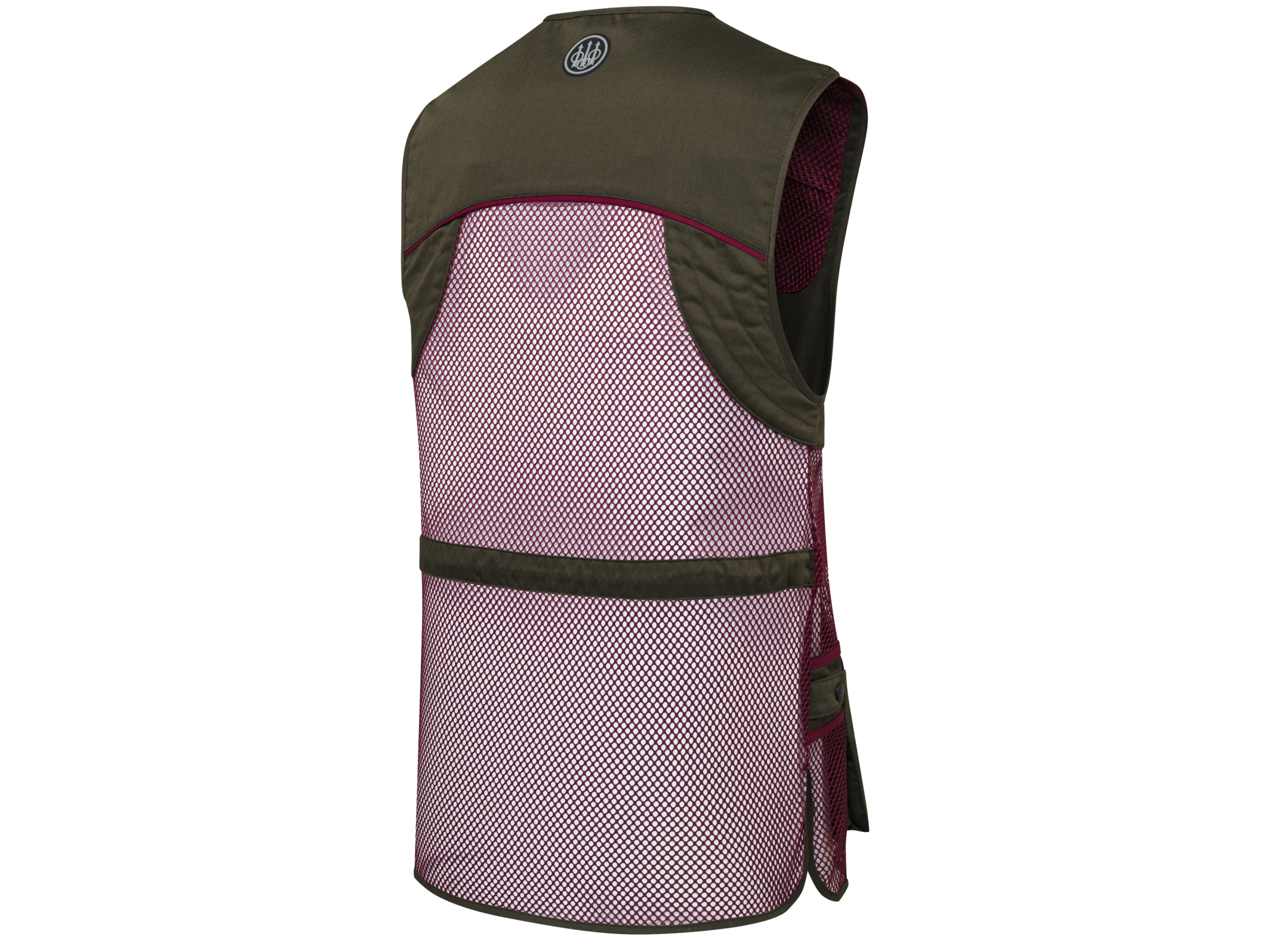 beretta full mesh cordovan spirit bark skeet vest