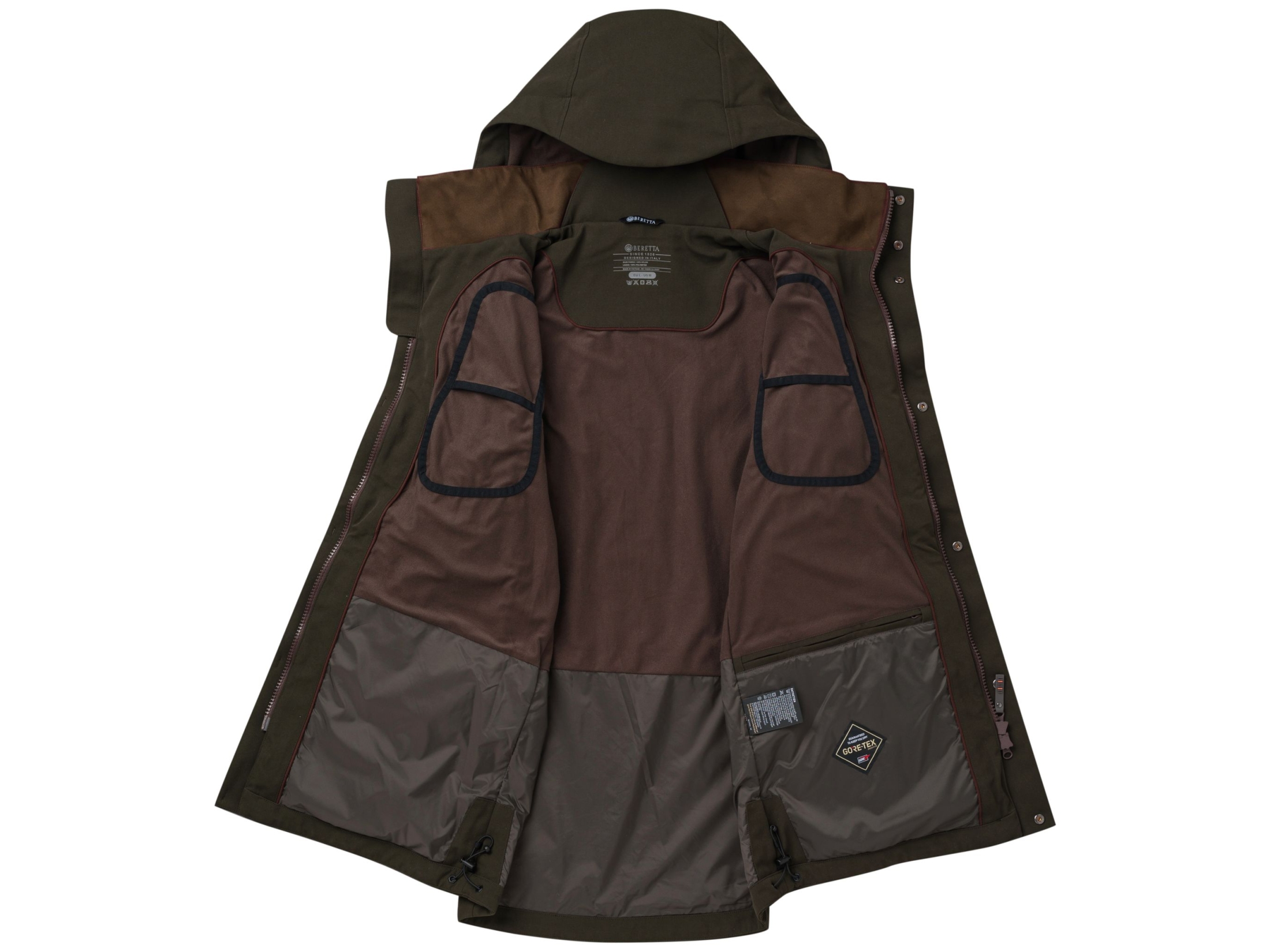 jacket beretta jacket gtx goretex brown bark