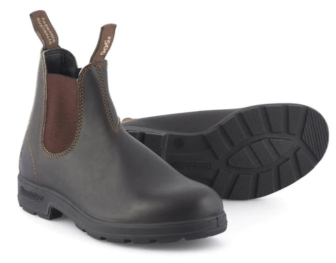 blundstone 500 leather chelsea boots