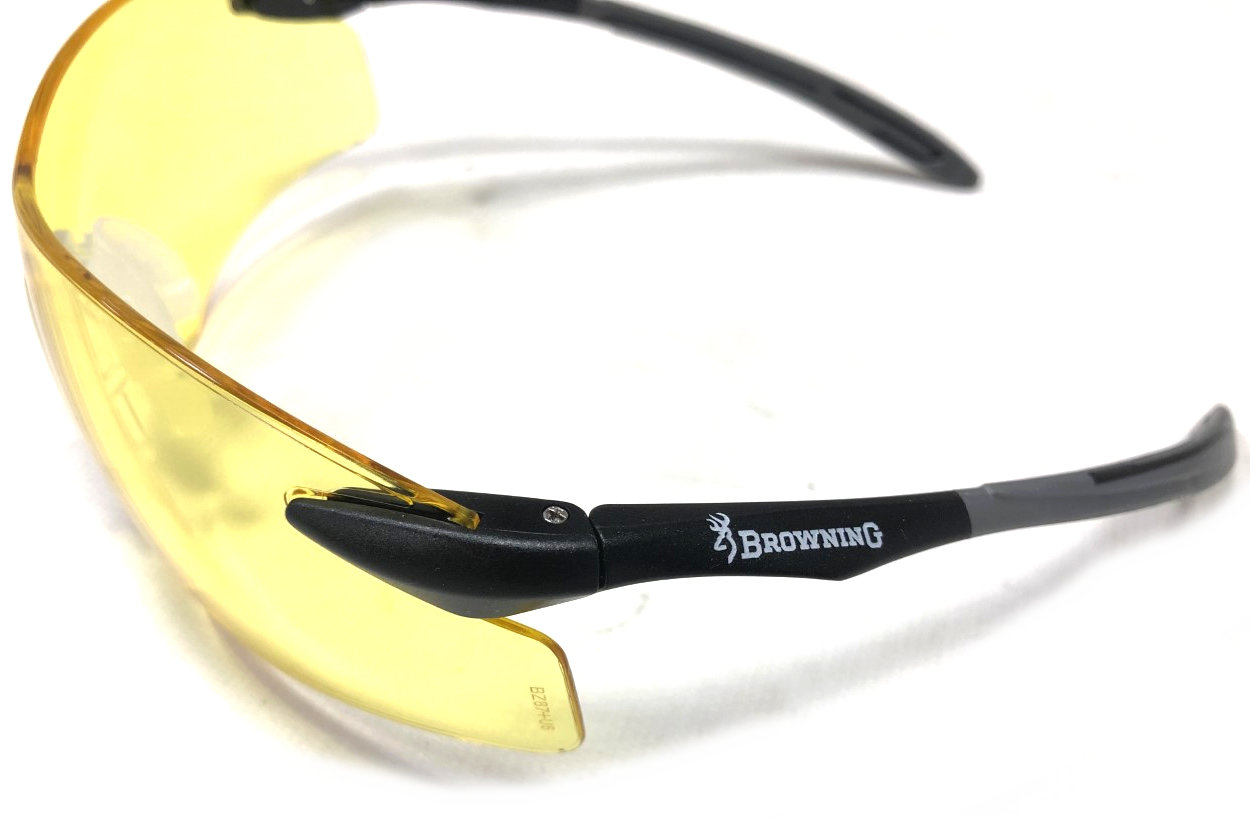 browning yellow claybuster glasses