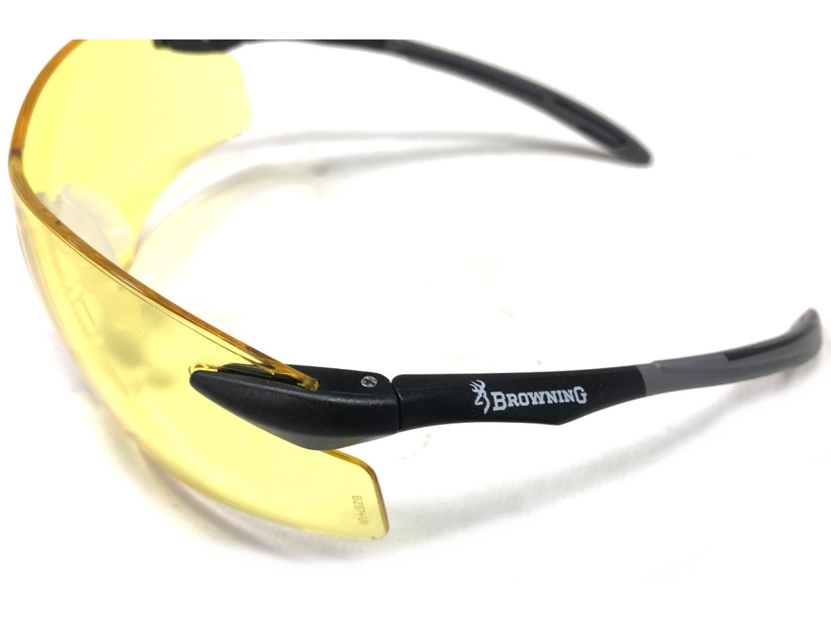 browning yellow claybuster glasses