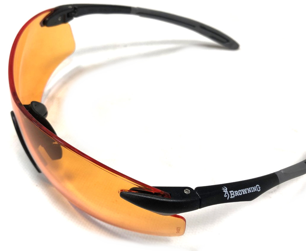 browning claybuster shooting glasses orange