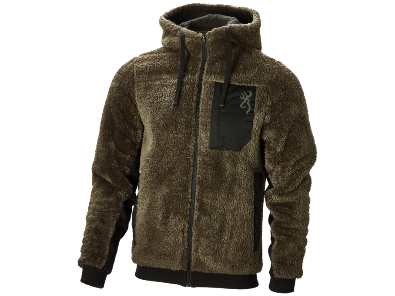 Browning Snapshot Sherpa Warm Green Sweatshirt