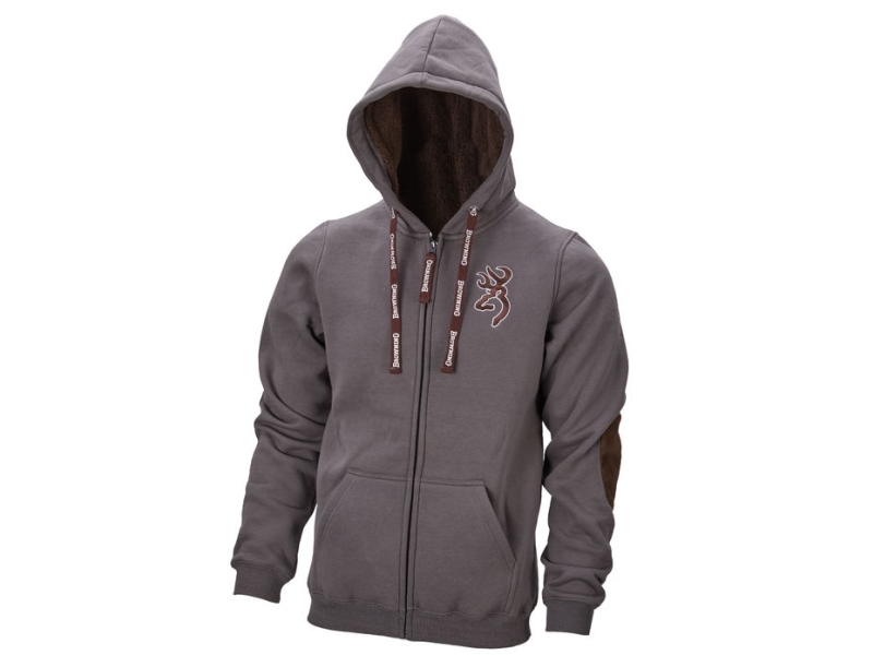 browning snapshot warm ashgrey hoodie