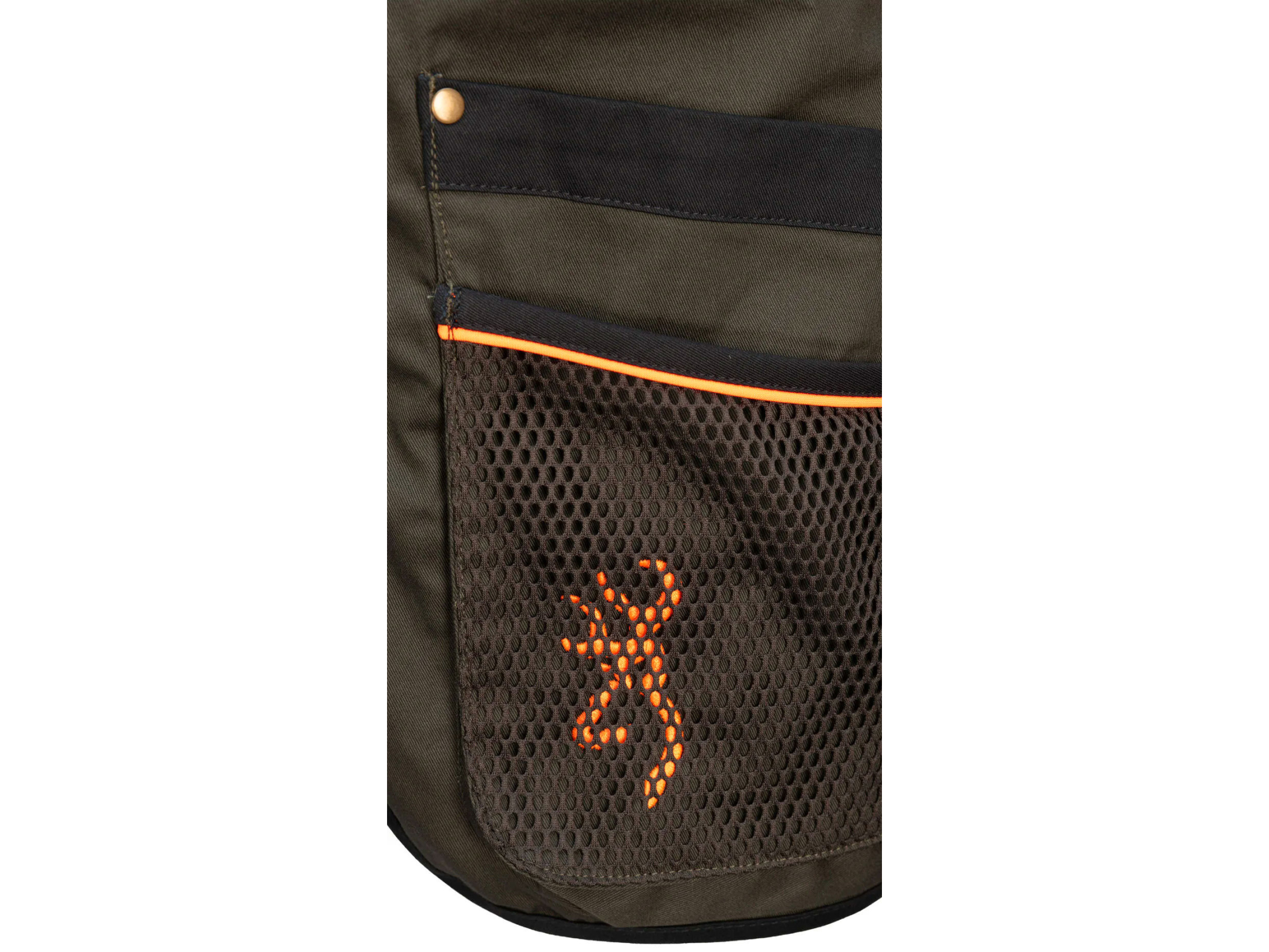 browning skeet vest dark green browning stags head