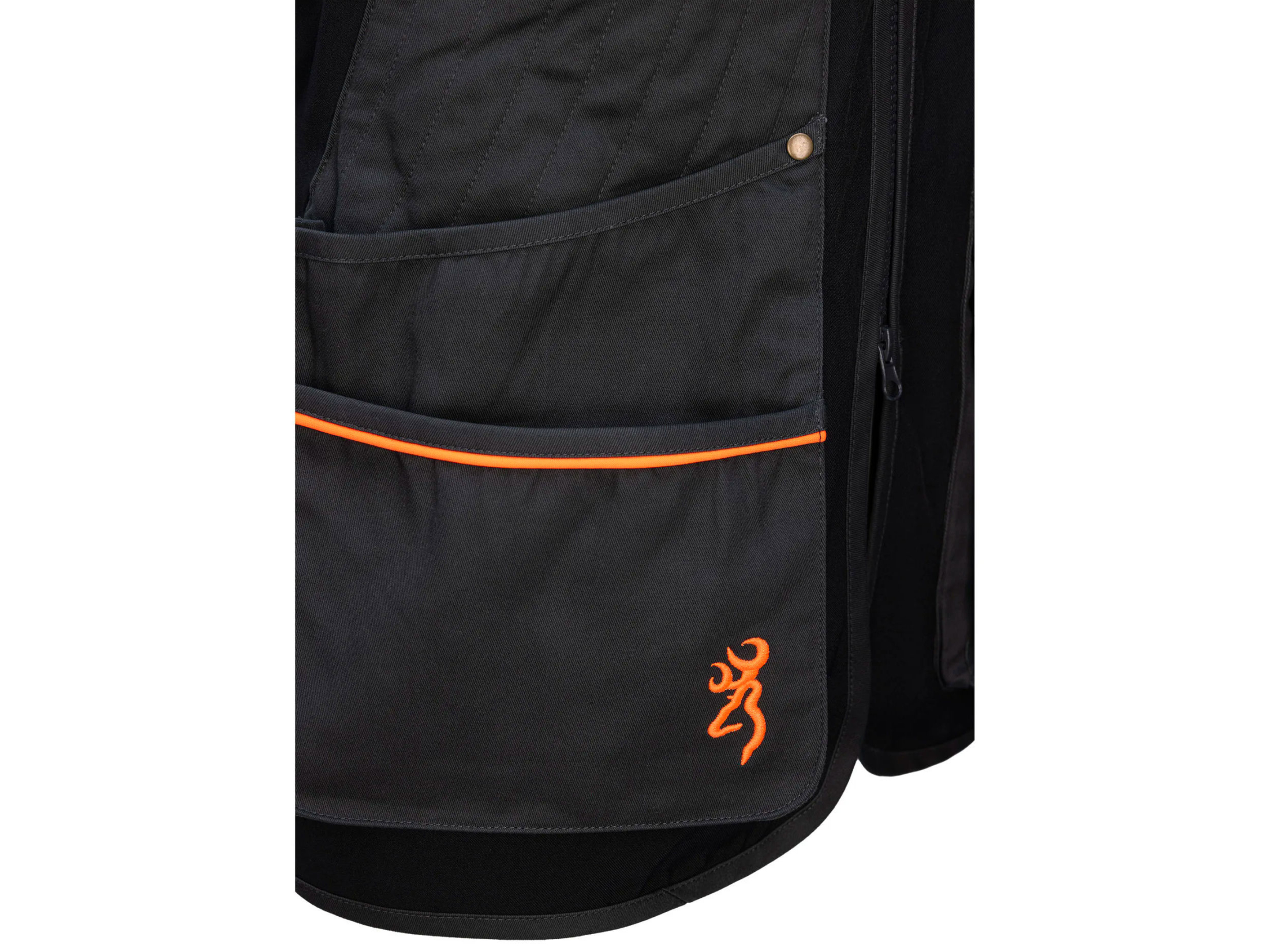 browning claymaster vest shooting grey skeet