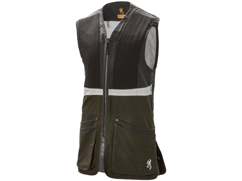 Browning Sporter Curve Dark Green Shooting Vest