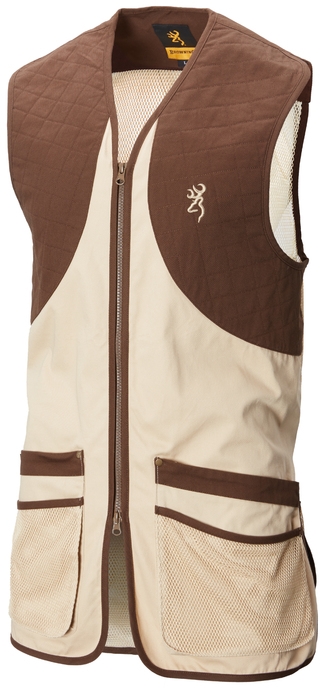 Browning classic beige shooting vest - 30518634