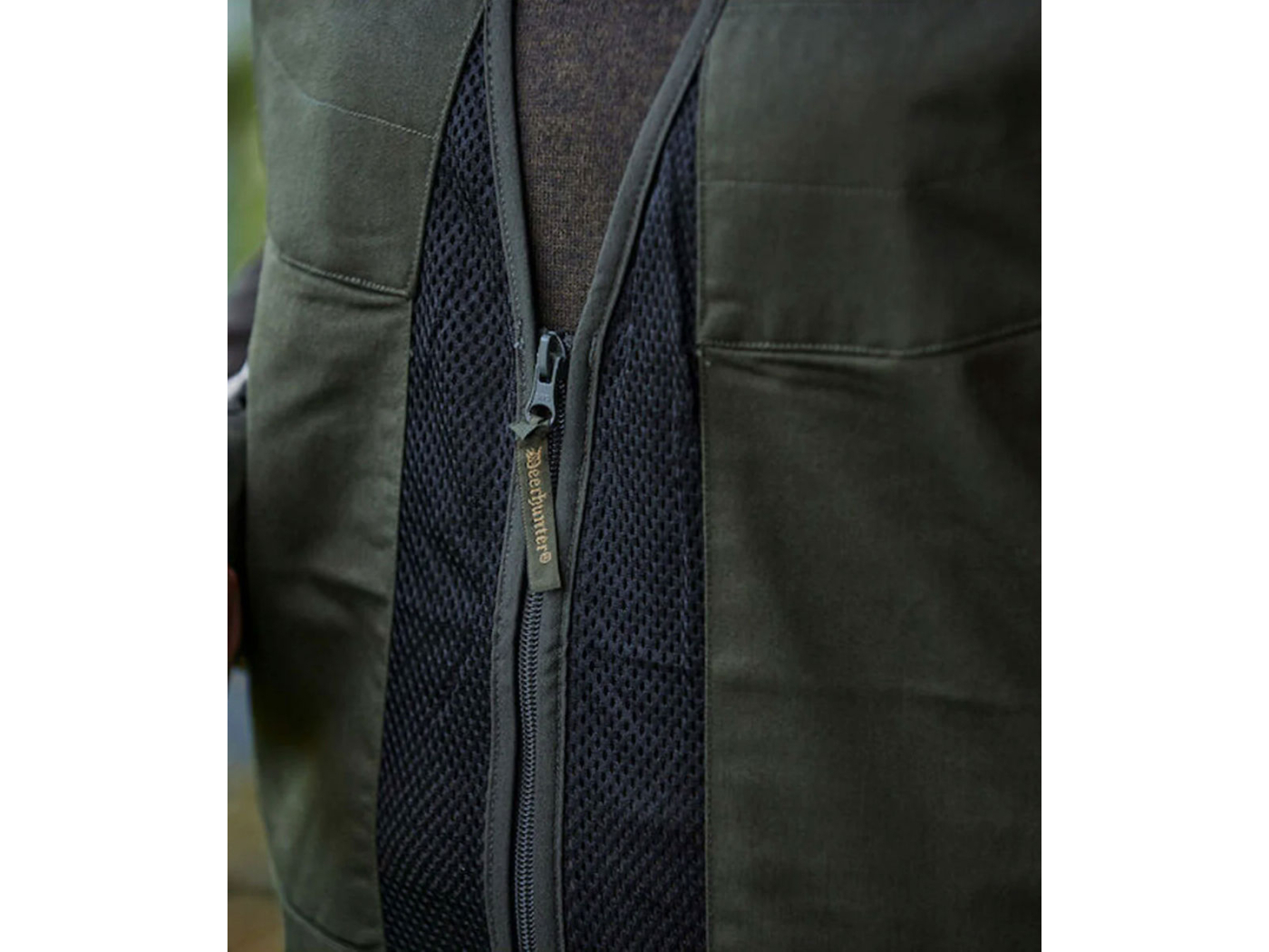 mesh deerhunter vest mesh timber green