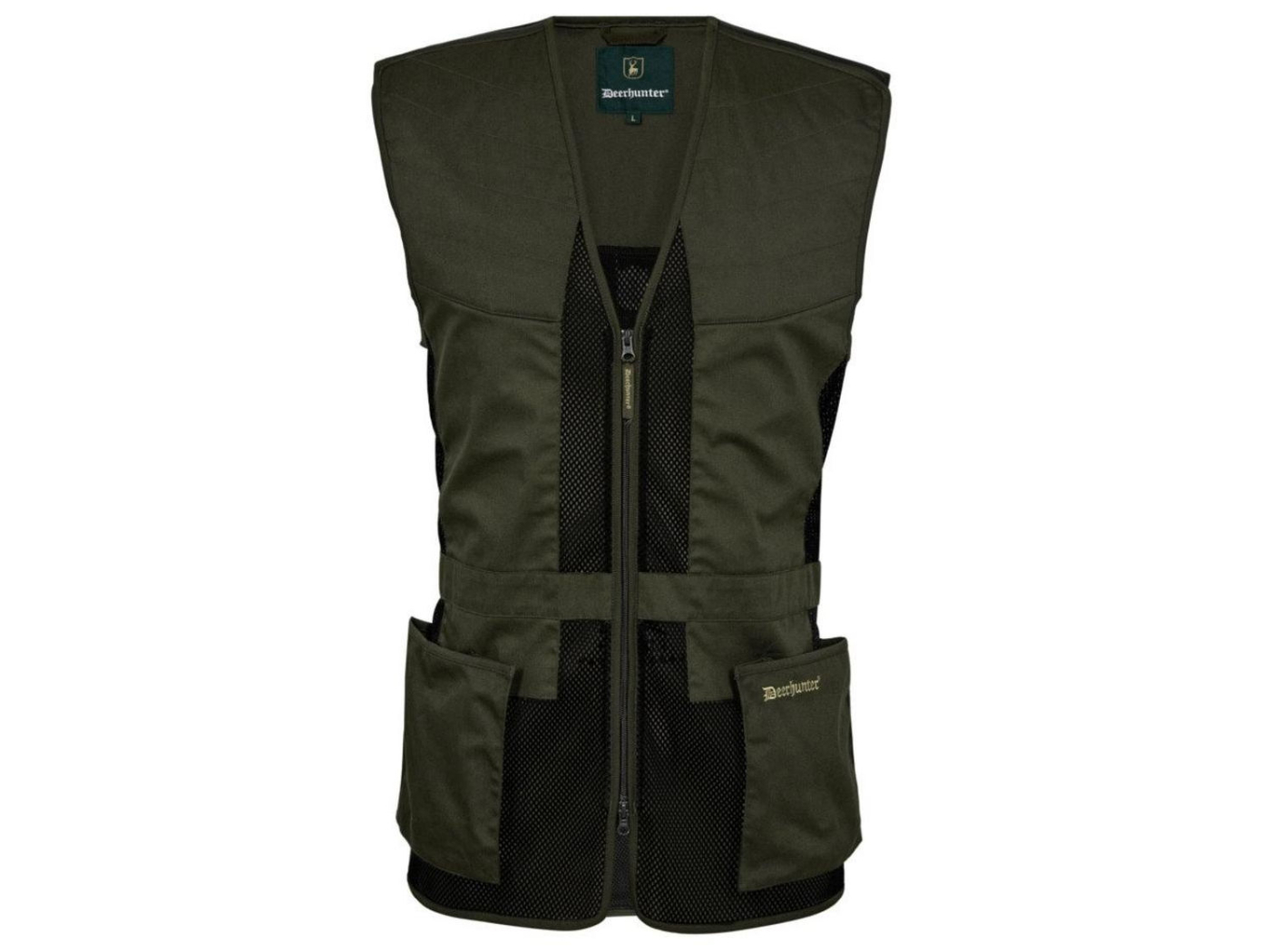 deerhunter atlas mesh vest timber green