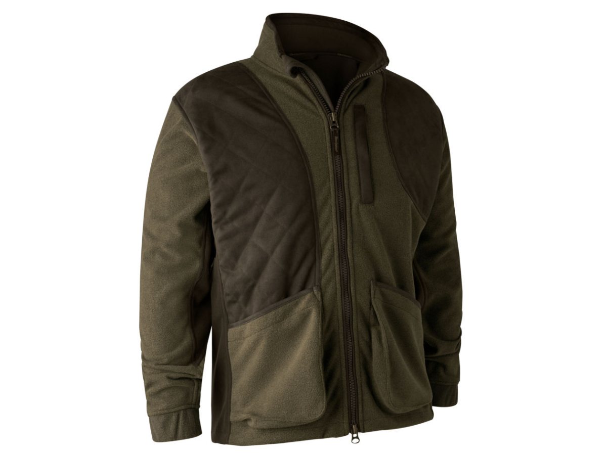 gamekeeper fleece jacket graphite green deerhunter