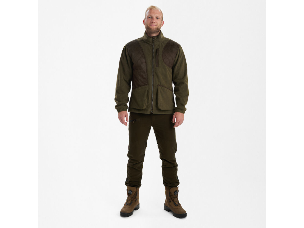 deerhunter gamekeeper green graphite fleece pockets