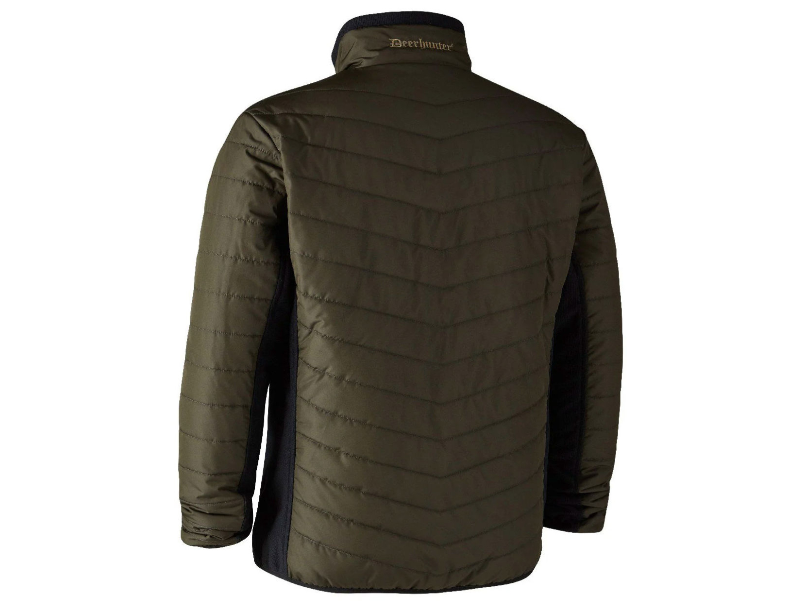 padded moor 5571 deerhunter jacket green with softshell