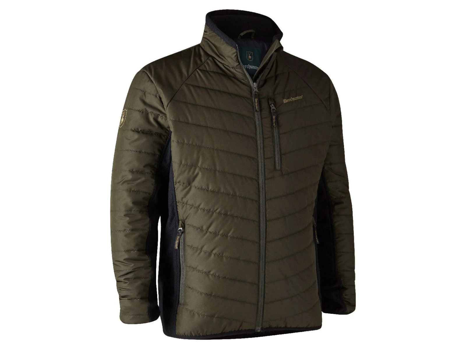 5571 deerhunter moor jacket with softshell padded jacket green