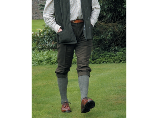 Hoggs Moleskin Breeks In Dark Olive 