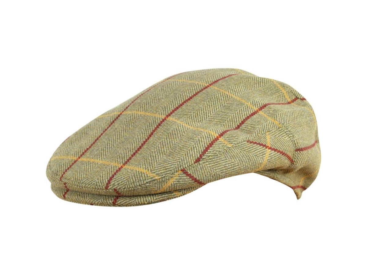 Jack Pyke Wool Blend Tweed Brown Flat Cap