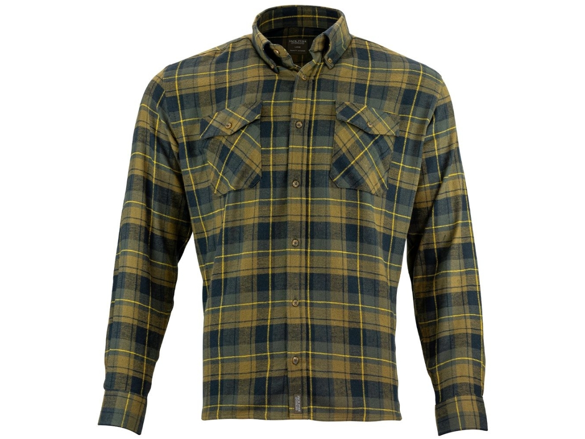 Jack Pyke Flannel Brown Shooting Shirt