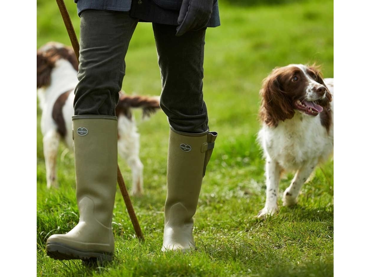 le chameau vierzonord neoprene lined 38cm wellingtons