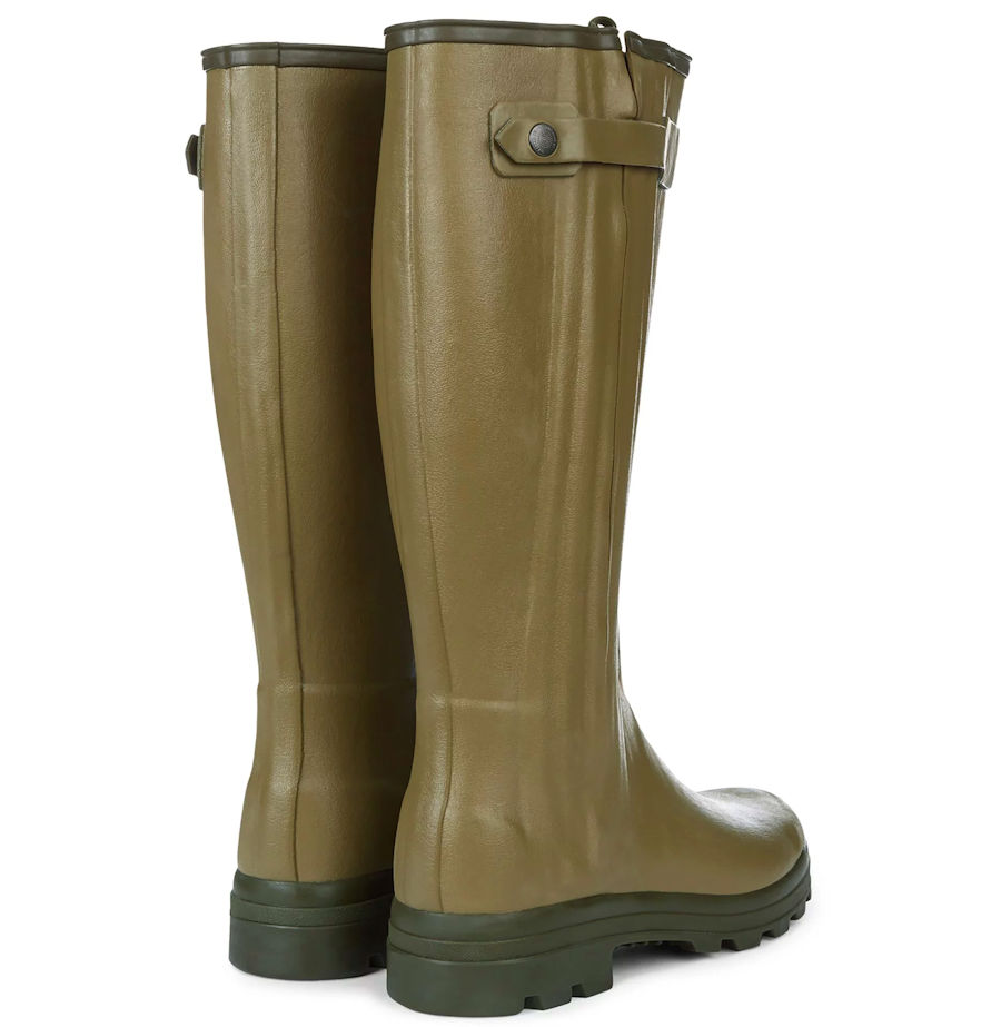 le chameau chasseur leather lined wellies