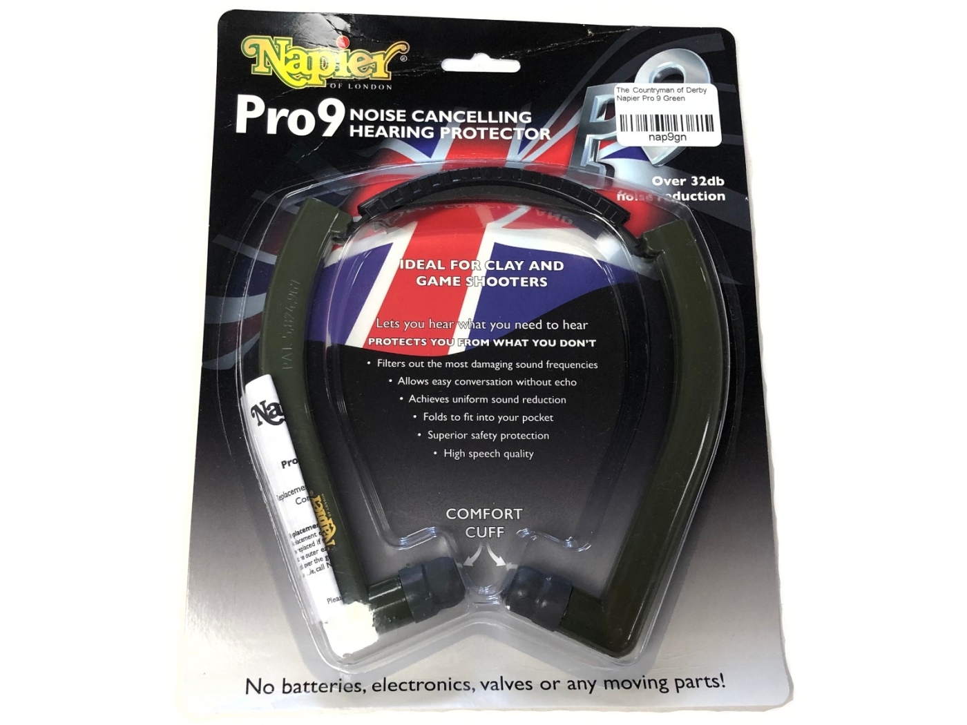 Napier Pro 9 Noise Cancelling Hearing Protector