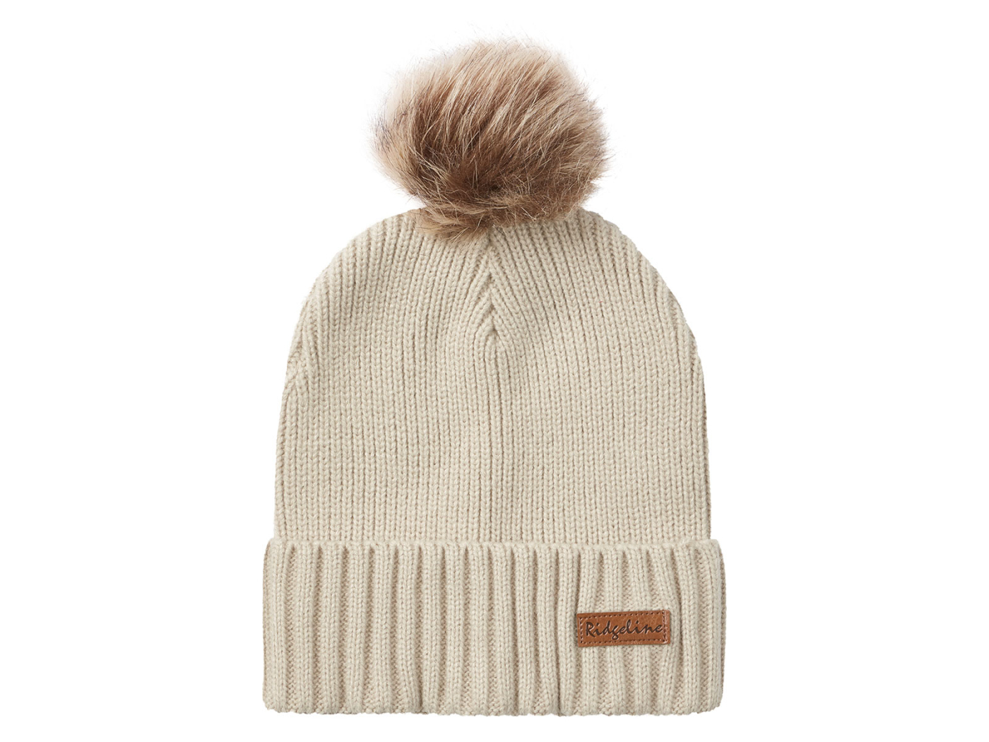 baltic ridgeline bobble hat and scarf set sand