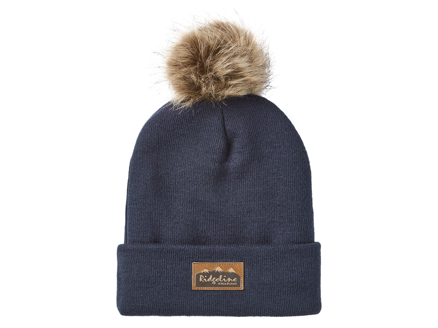 Ridgeline Heritage Fine Knit Bobble Hat Tarn Main Image ridgeline heritage fine knit knitted bobble hat tarn