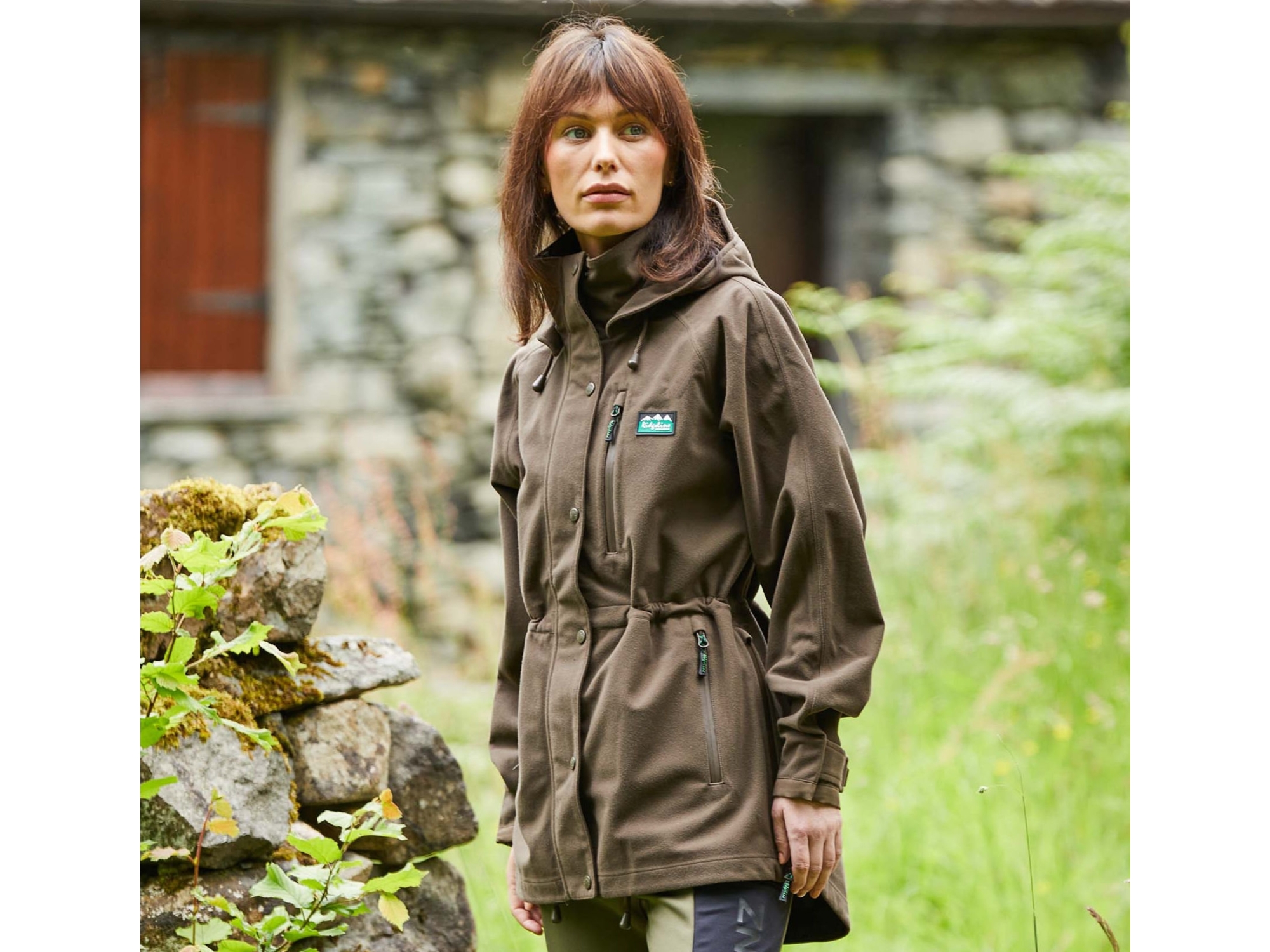 ridgeline ladies monsoon jacket brown bark
