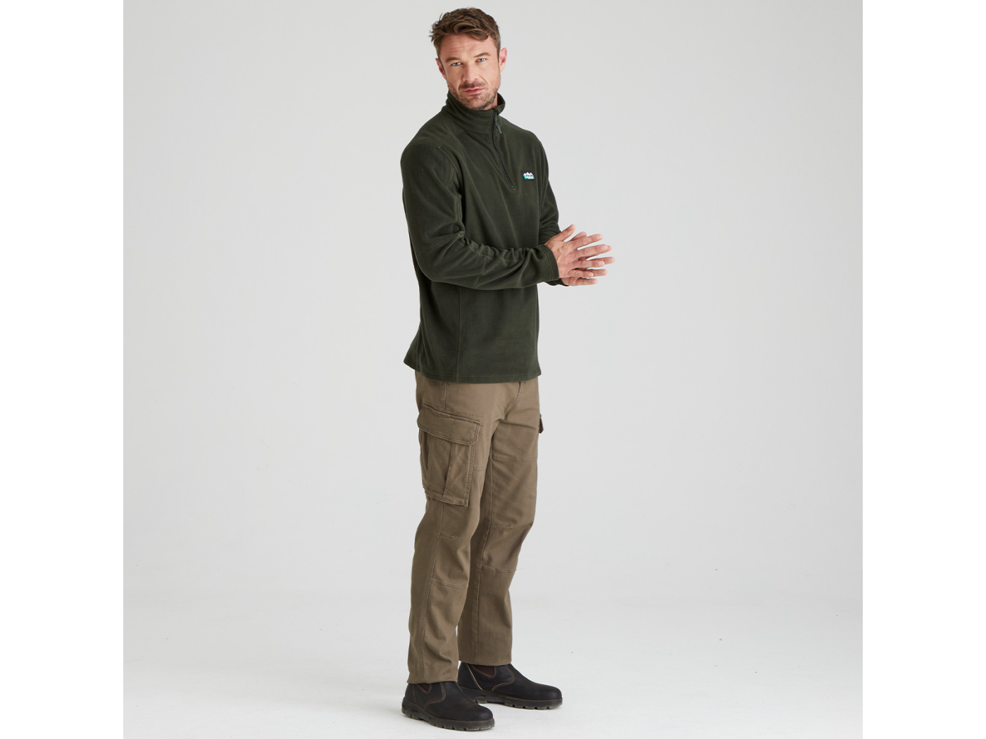 ridgeline narvik fleece deep forest green fleece