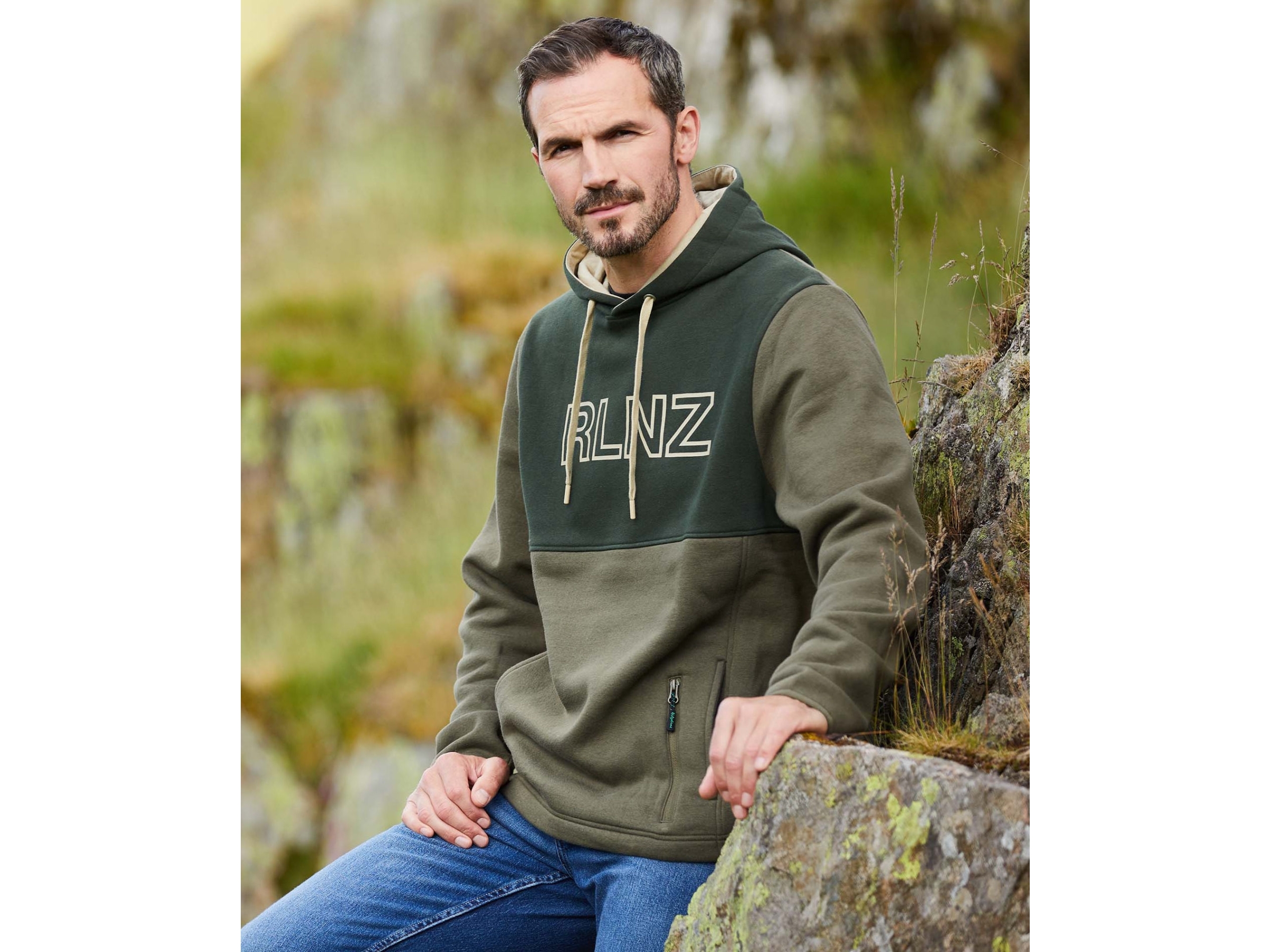 ridgeline rlnz south island hoodie olive