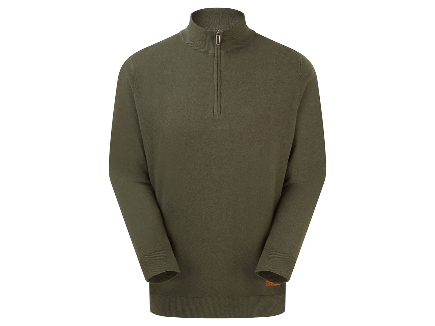 Ridgeline Mens Hartland 1/4 Zip Jumper Deep Forest Main Image ridgeline mens hartland quarter zip zipped deep forest jumper