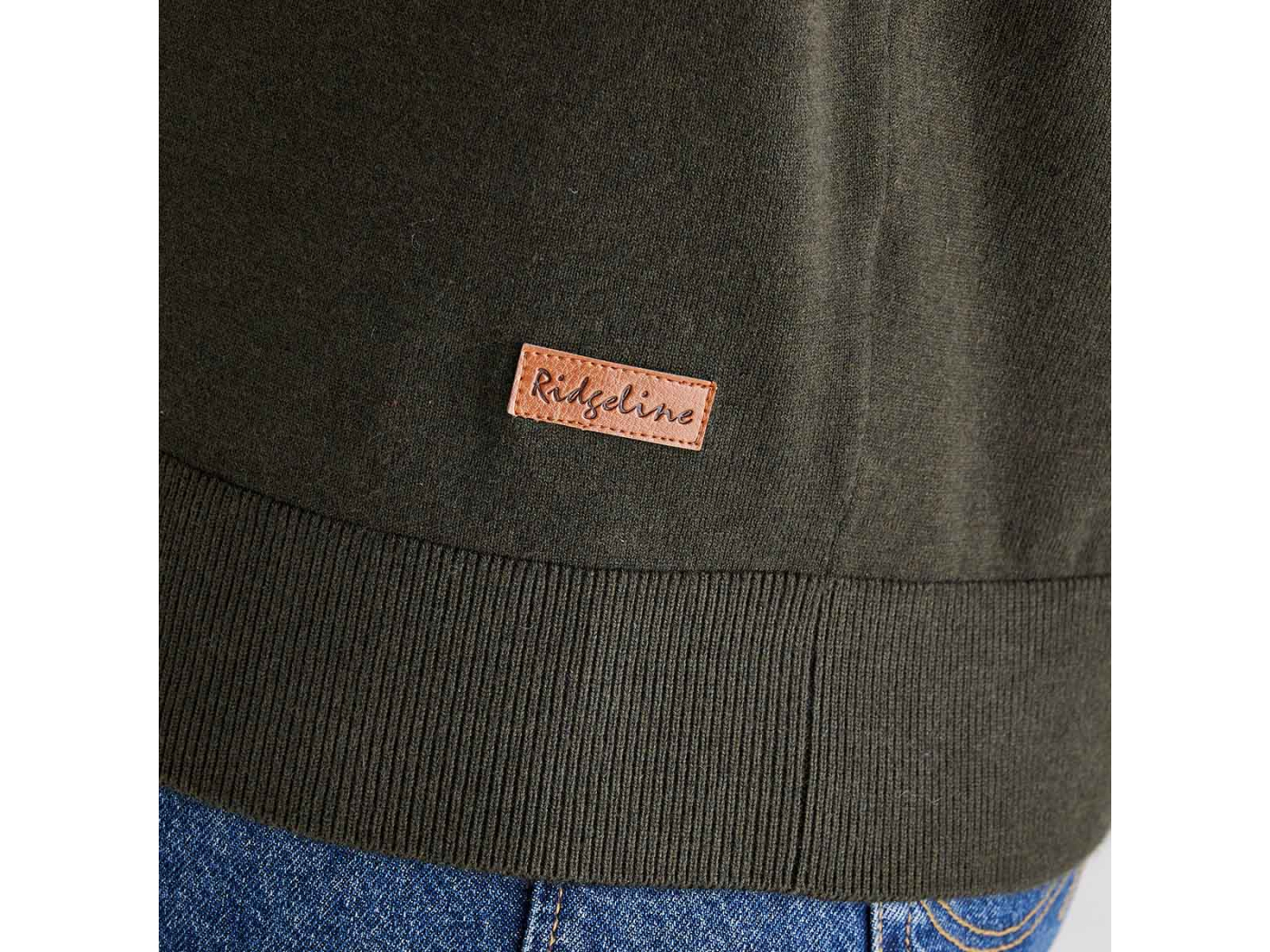 hartland ridgeline quarter zipped deep forest jumper