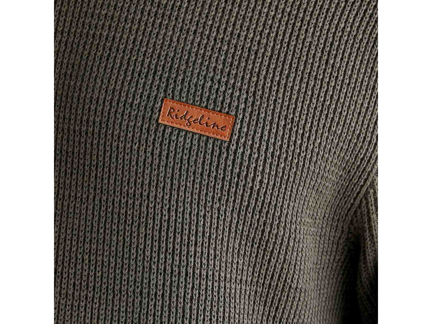 knit journeyman crew neck jumper ridgeline jumper moss