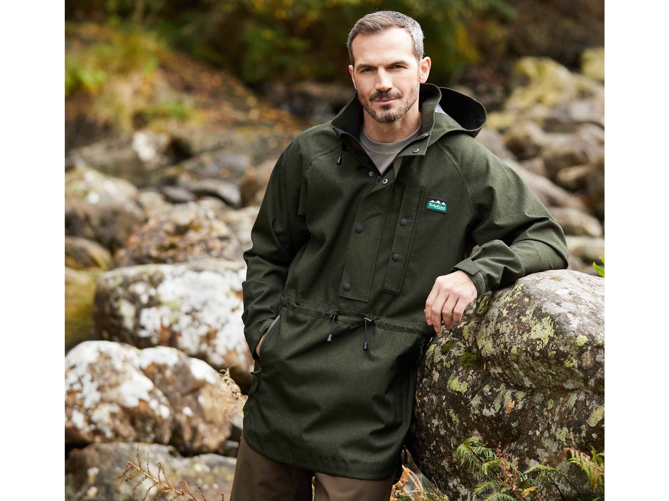 ridgeline monsoon light smock deep forest