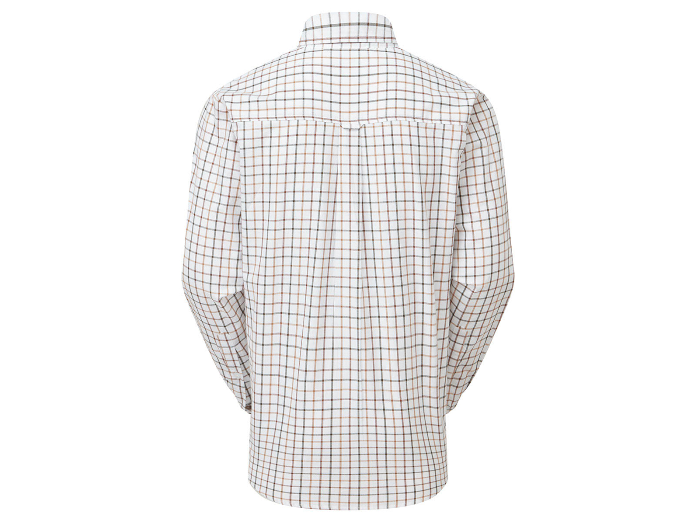 shirt ridgeline sienna nutmeg cotton checked cotton