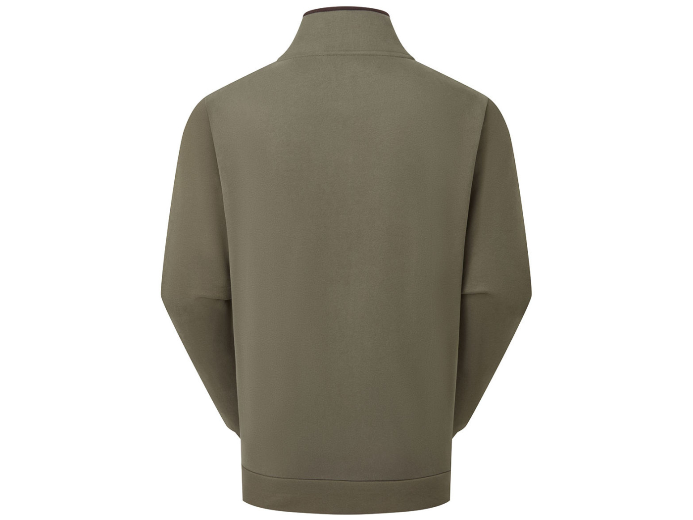 brancaster ridgeline smokey olive quarter zipped top