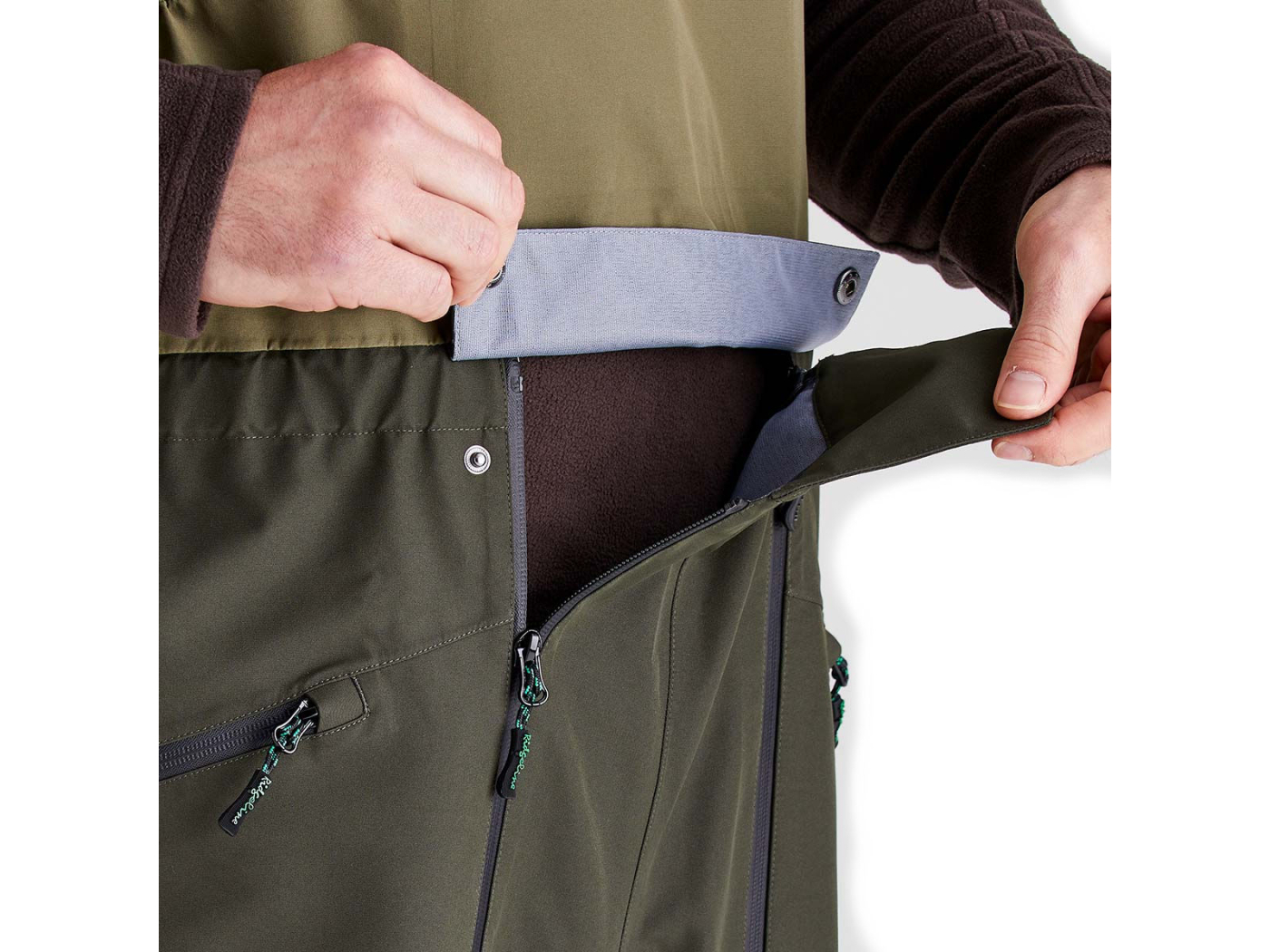 ridgeline mens agri pro 3l bib and brace deep forest