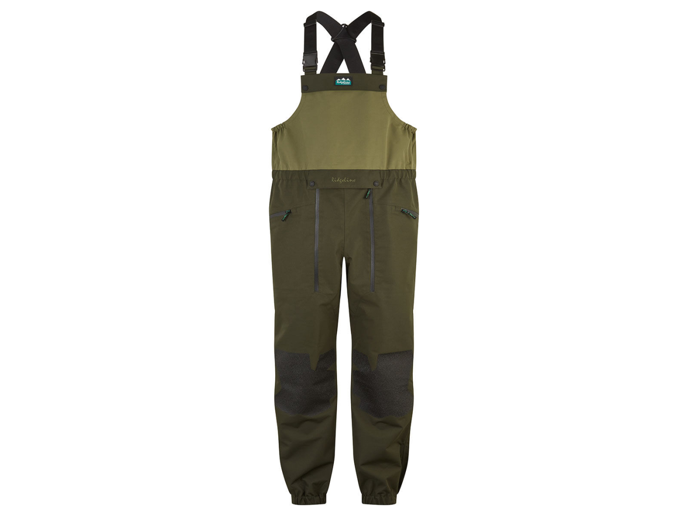 Ridgeline Mens Agri Pro 3L Bib & Brace Deep Forest Main Image ridgeline mens agri pro 3l bib and brace deep forest