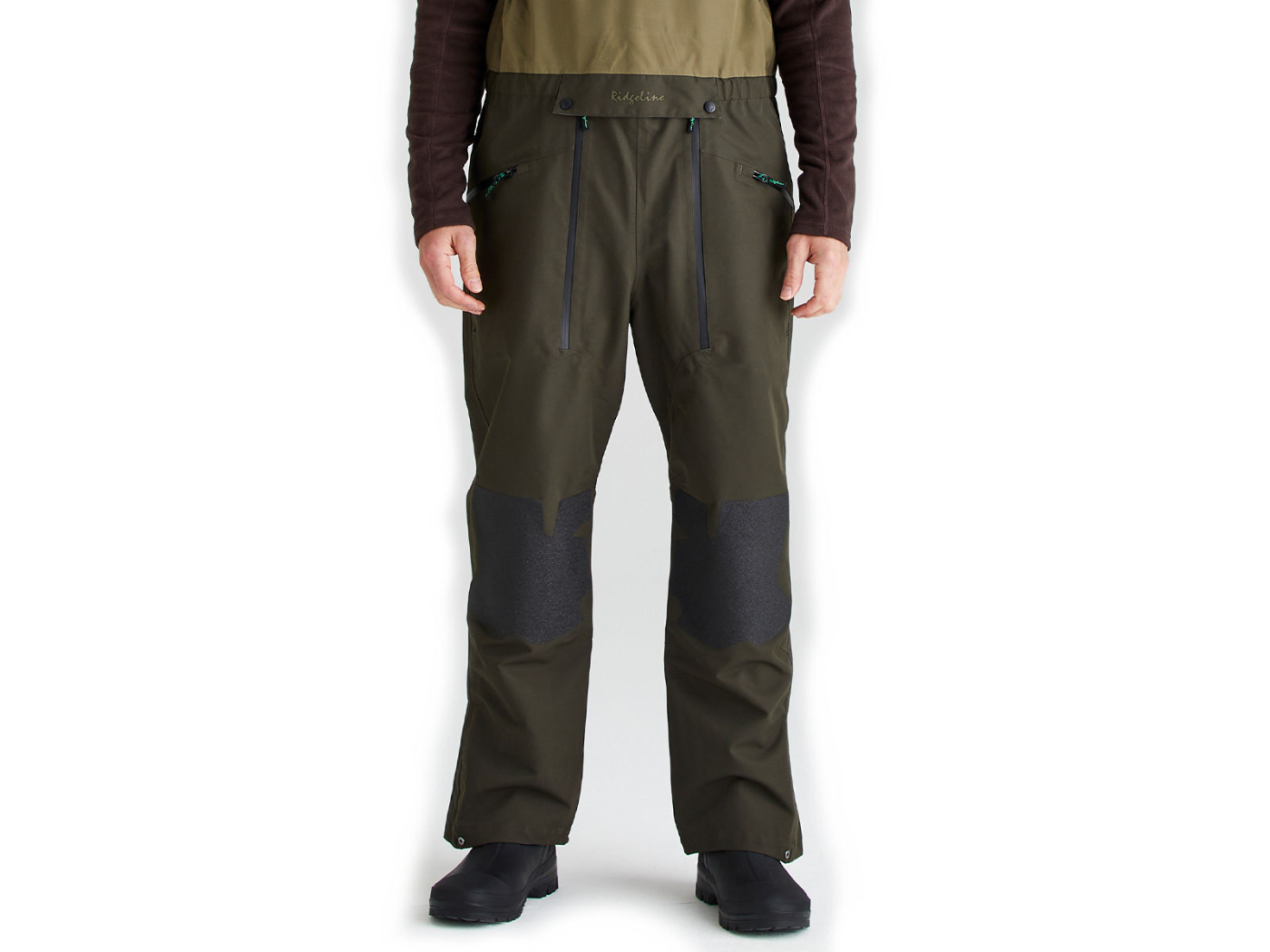 mens ridgeline agri pro 3l bib and brace deep forest