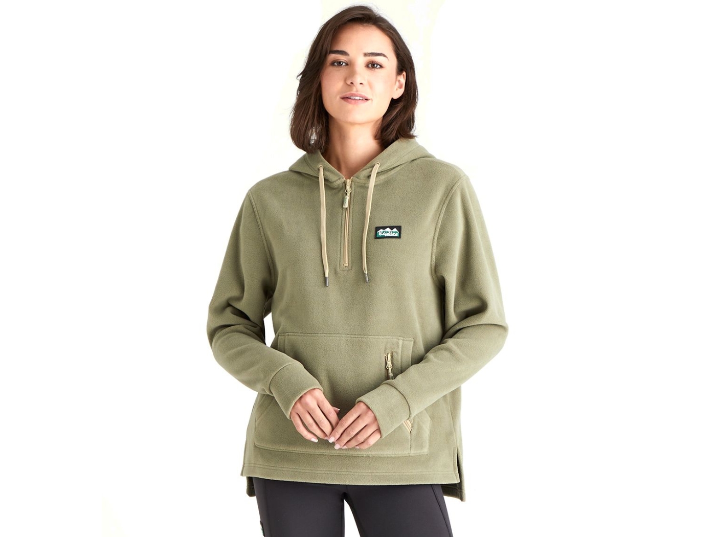 khaki green ladies ballistic ridgeline hoodie new for aw25