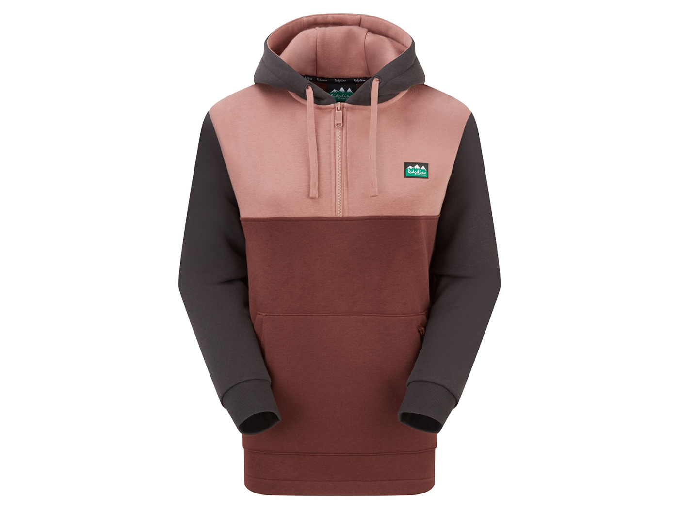 Ridgeline Womens Tribe Hoodie Oxblood Main Image ridgeline womens ladies tribe hoodie oxblood