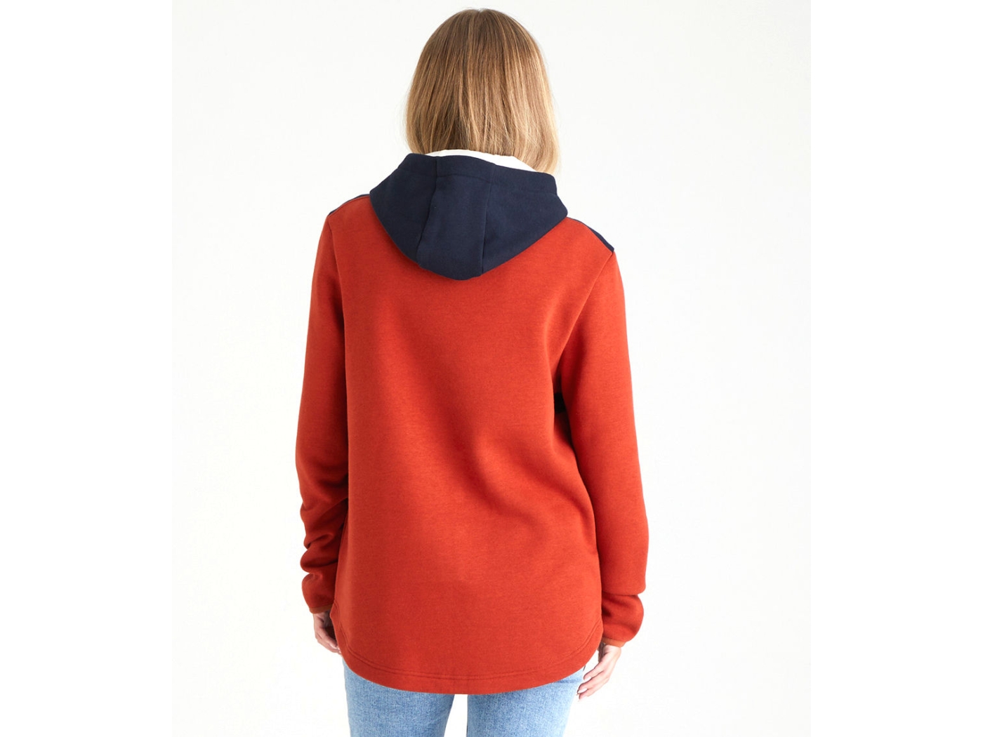 ridgeline ladies russet mix south island hoodie